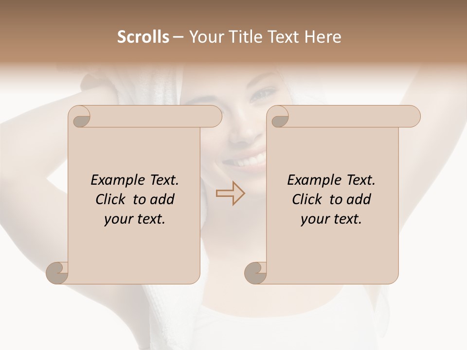 Spa Woman Natural PowerPoint Template