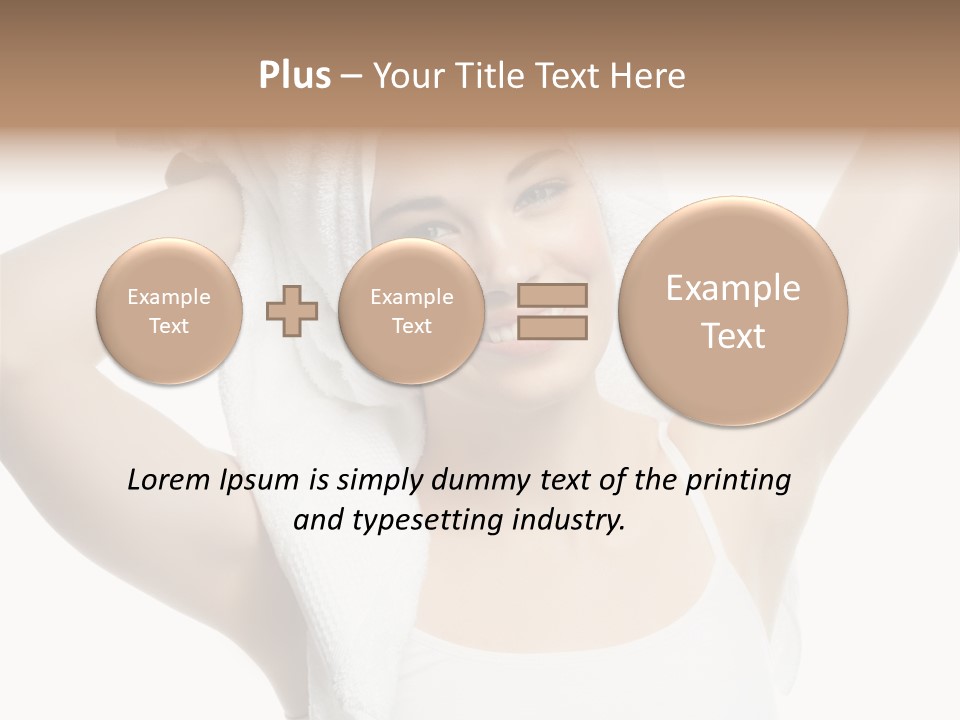 Spa Woman Natural PowerPoint Template