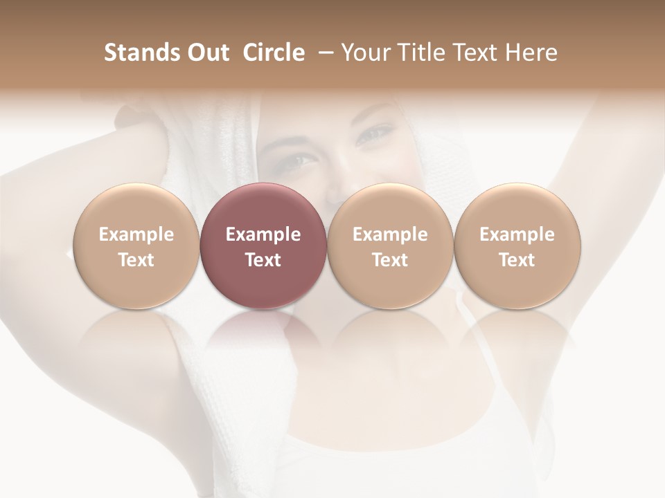 Spa Woman Natural PowerPoint Template