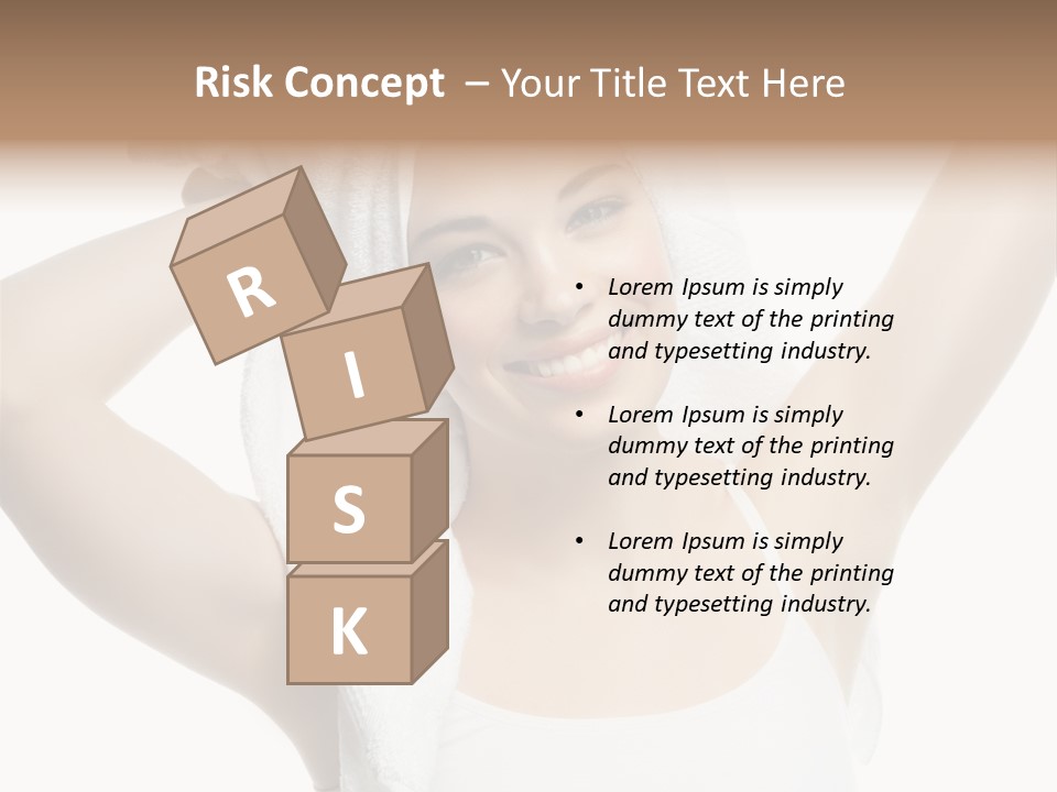 Spa Woman Natural PowerPoint Template