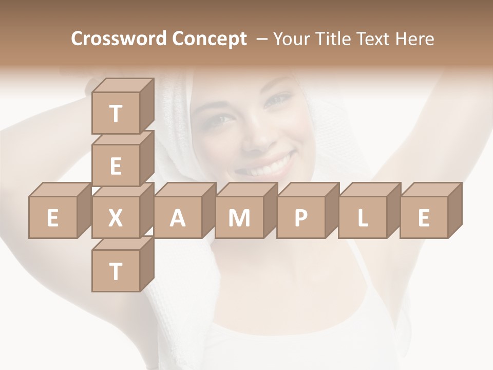 Spa Woman Natural PowerPoint Template