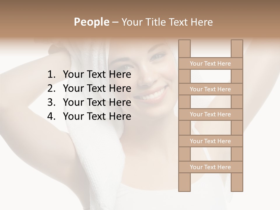 Spa Woman Natural PowerPoint Template