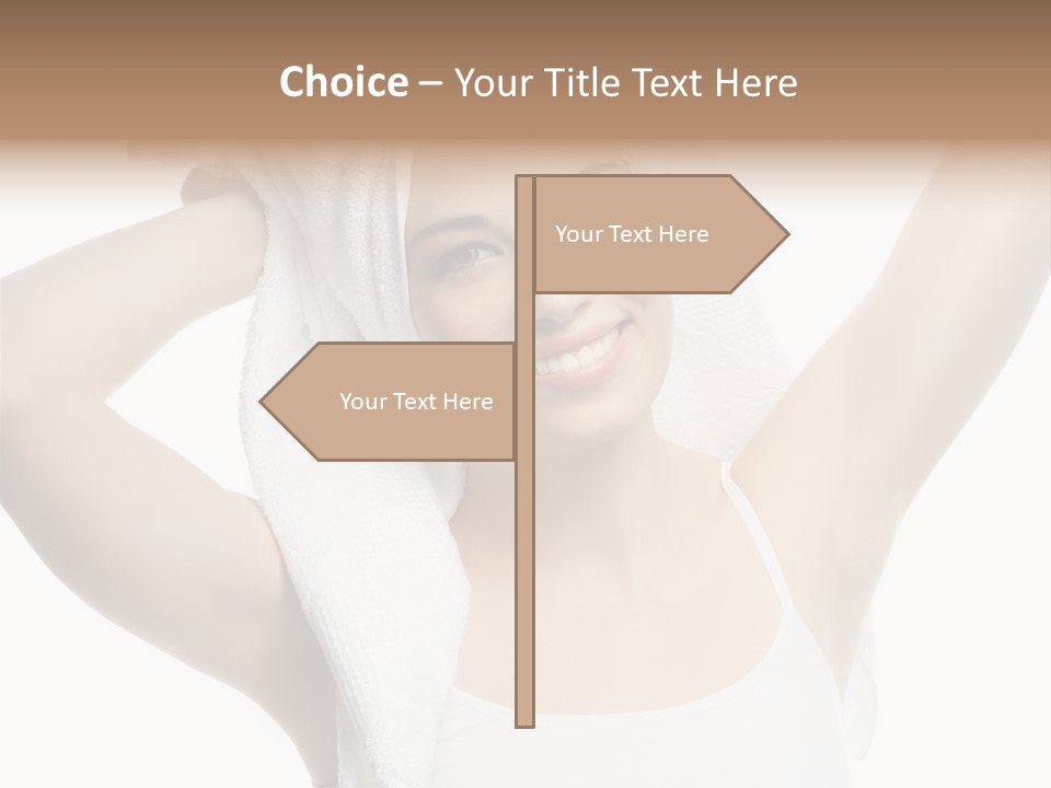 Spa Woman Natural PowerPoint Template