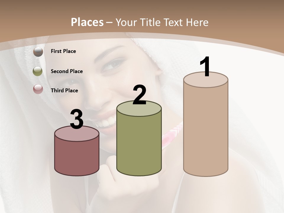 Teeth Happiness Isolated On White PowerPoint Template