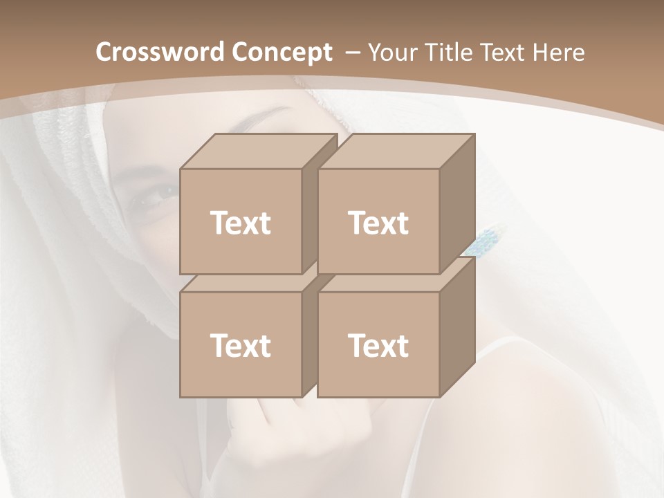 Teeth Happiness Isolated On White PowerPoint Template