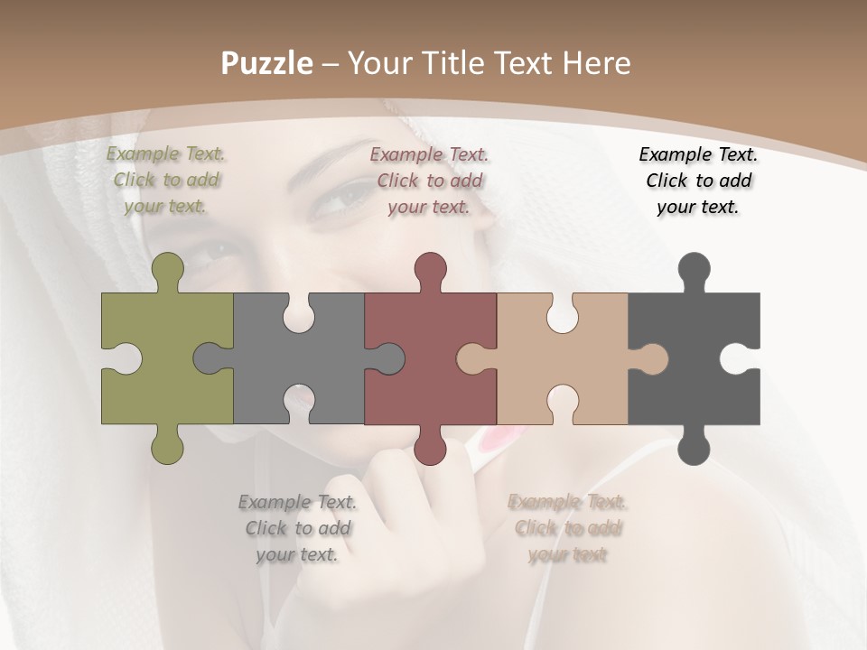 Teeth Happiness Isolated On White PowerPoint Template