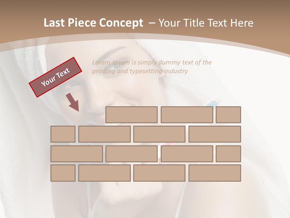 Teeth Happiness Isolated On White PowerPoint Template