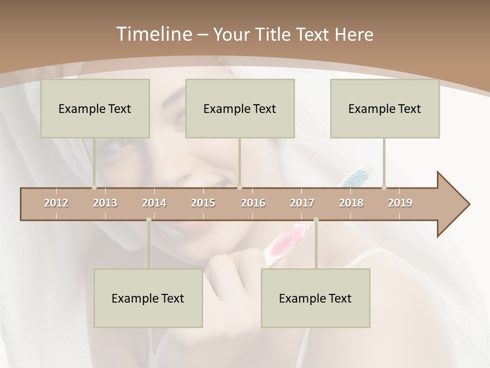 Teeth Happiness Isolated On White PowerPoint Template