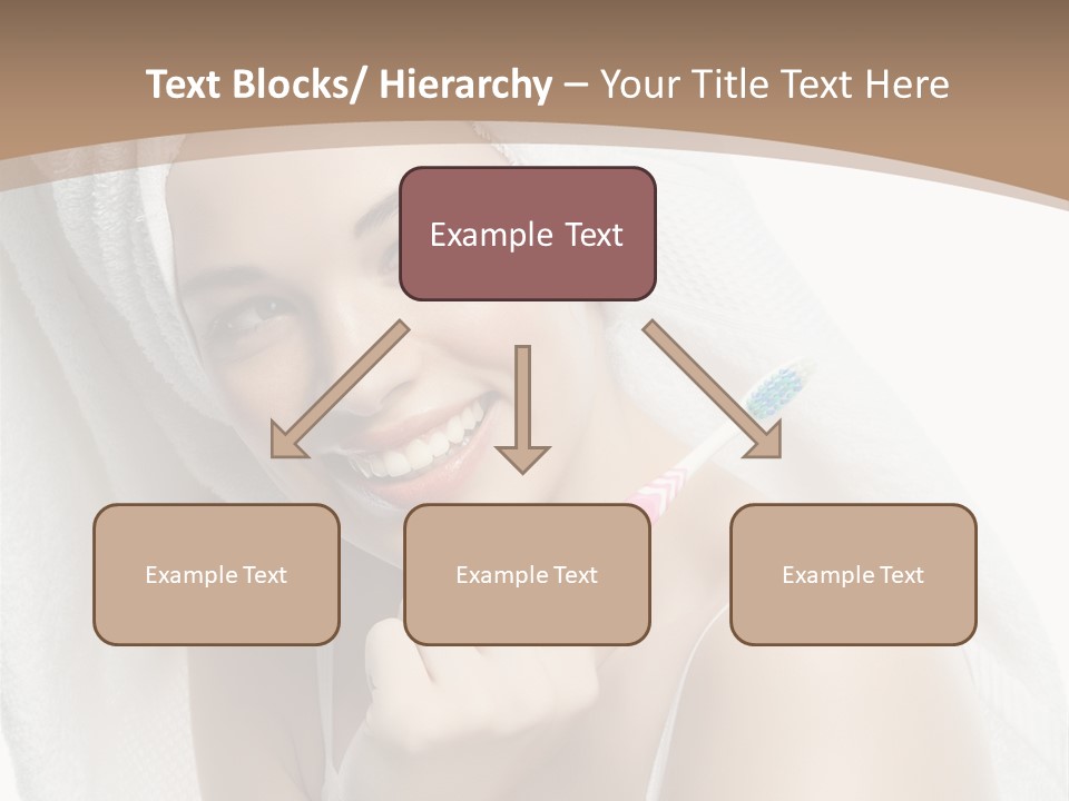 Teeth Happiness Isolated On White PowerPoint Template