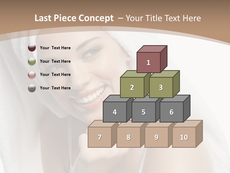 Teeth Happiness Isolated On White PowerPoint Template