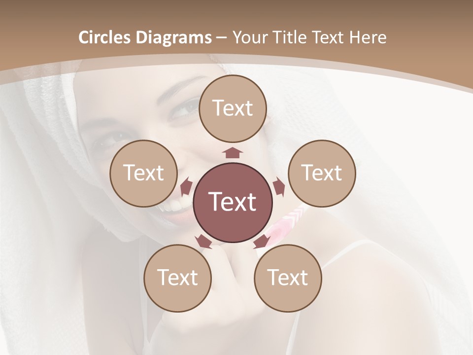 Teeth Happiness Isolated On White PowerPoint Template