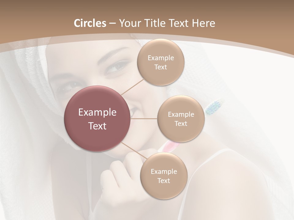 Teeth Happiness Isolated On White PowerPoint Template