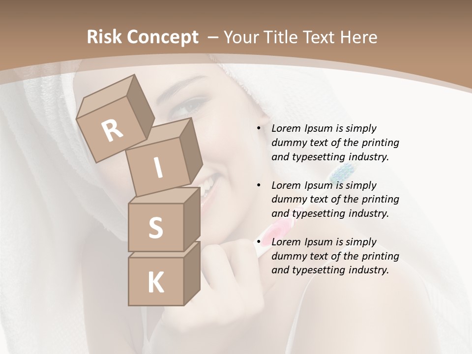 Teeth Happiness Isolated On White PowerPoint Template