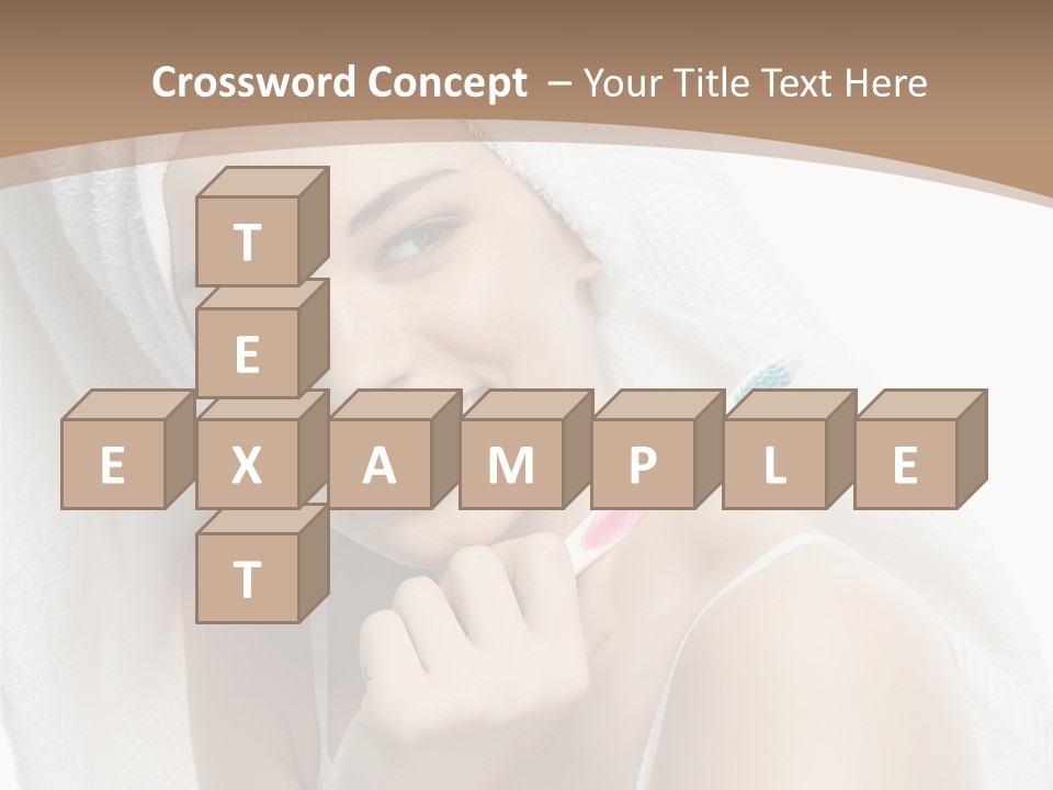 Teeth Happiness Isolated On White PowerPoint Template