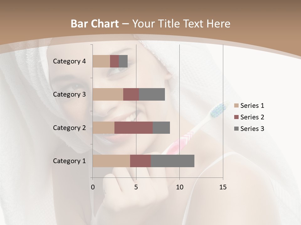 Teeth Happiness Isolated On White PowerPoint Template