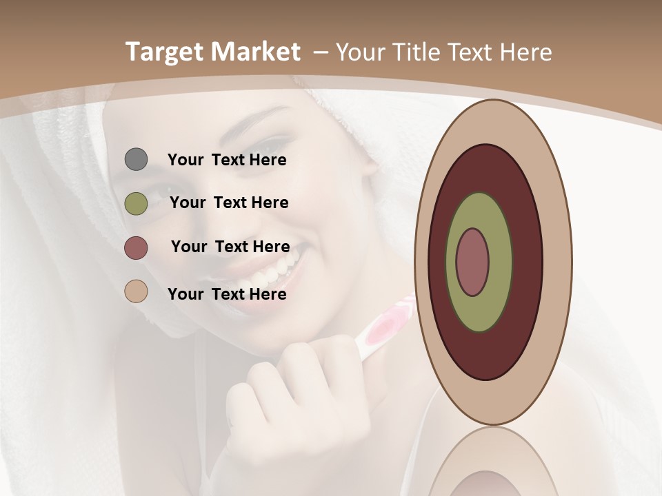 Teeth Happiness Isolated On White PowerPoint Template