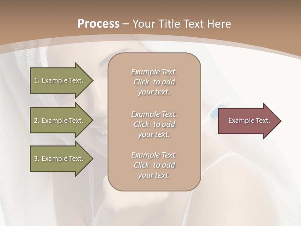 Teeth Happiness Isolated On White PowerPoint Template