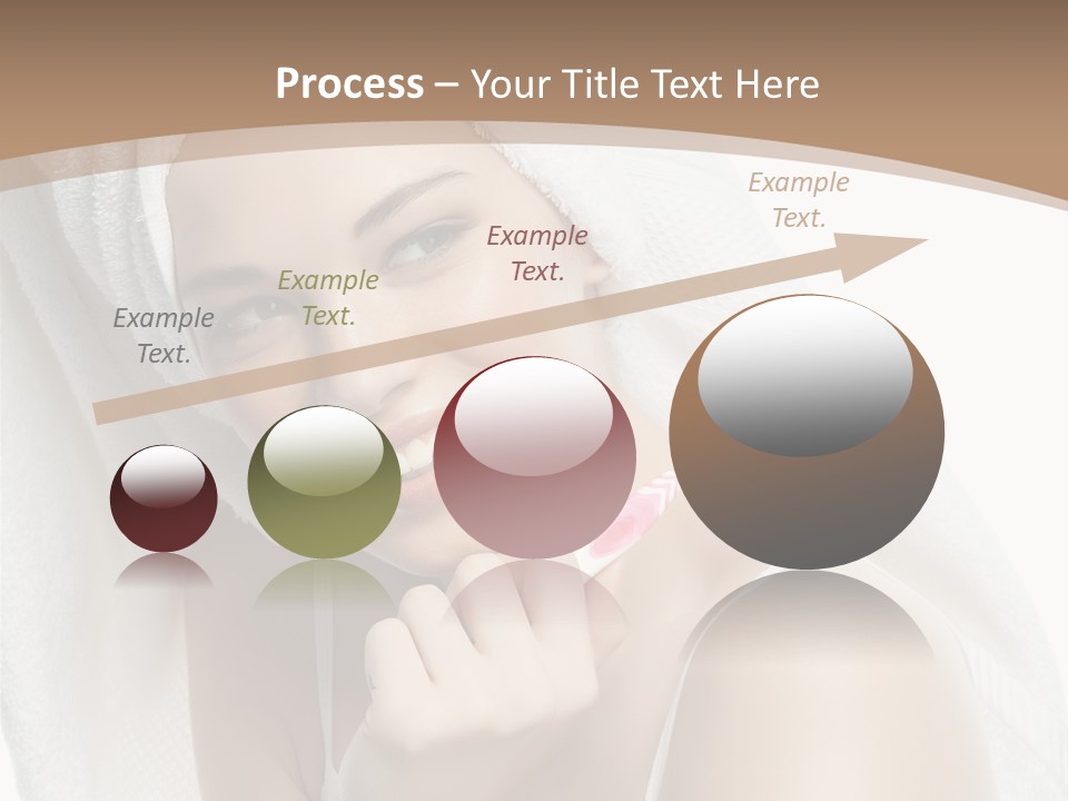 Teeth Happiness Isolated On White PowerPoint Template