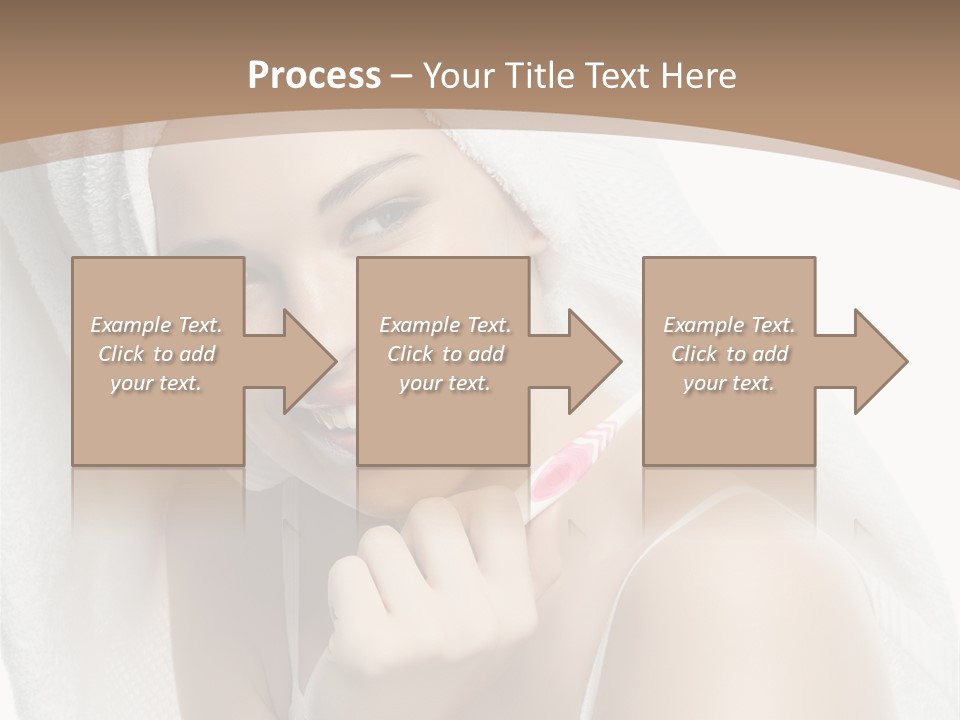 Teeth Happiness Isolated On White PowerPoint Template