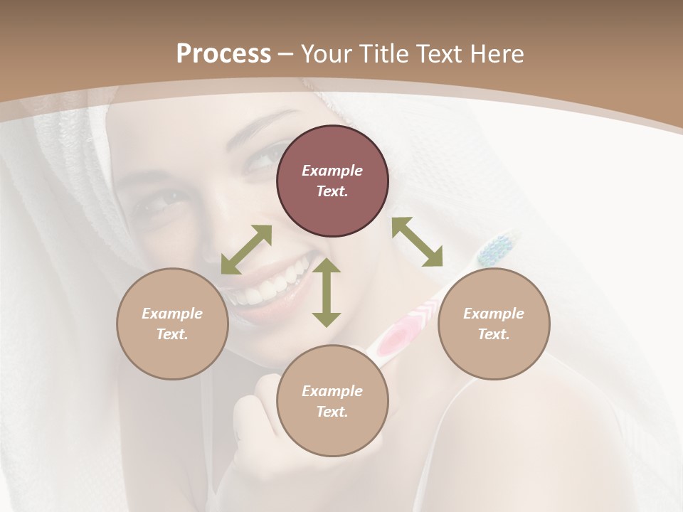 Teeth Happiness Isolated On White PowerPoint Template