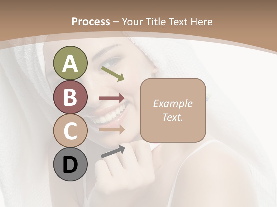 Teeth Happiness Isolated On White PowerPoint Template