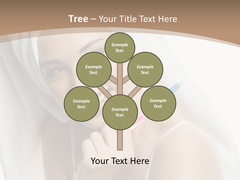 Teeth Happiness Isolated On White PowerPoint Template