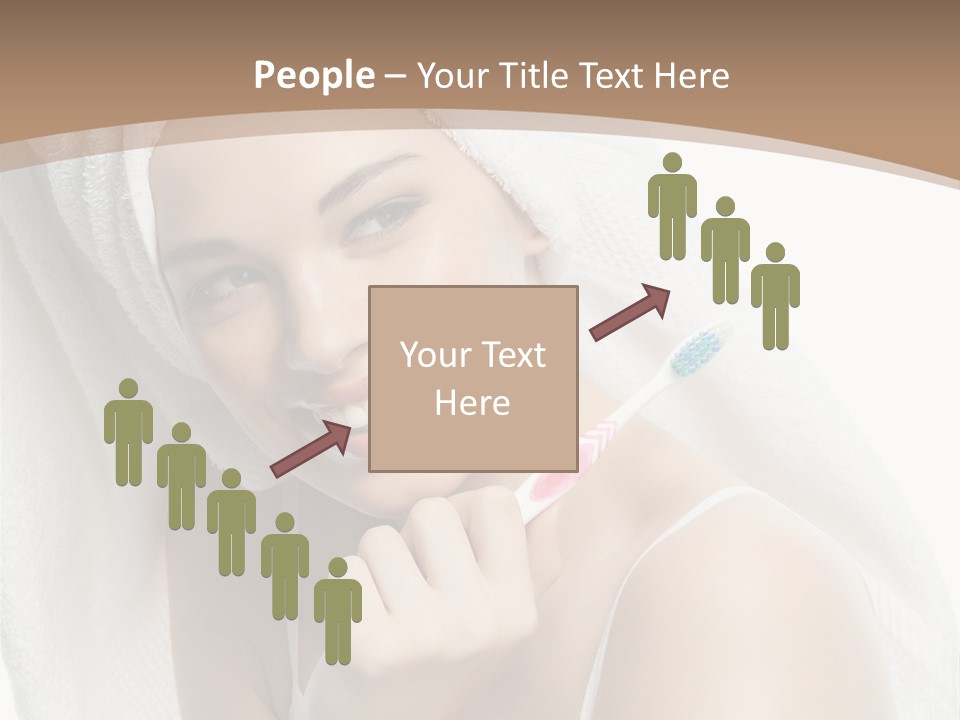 Teeth Happiness Isolated On White PowerPoint Template