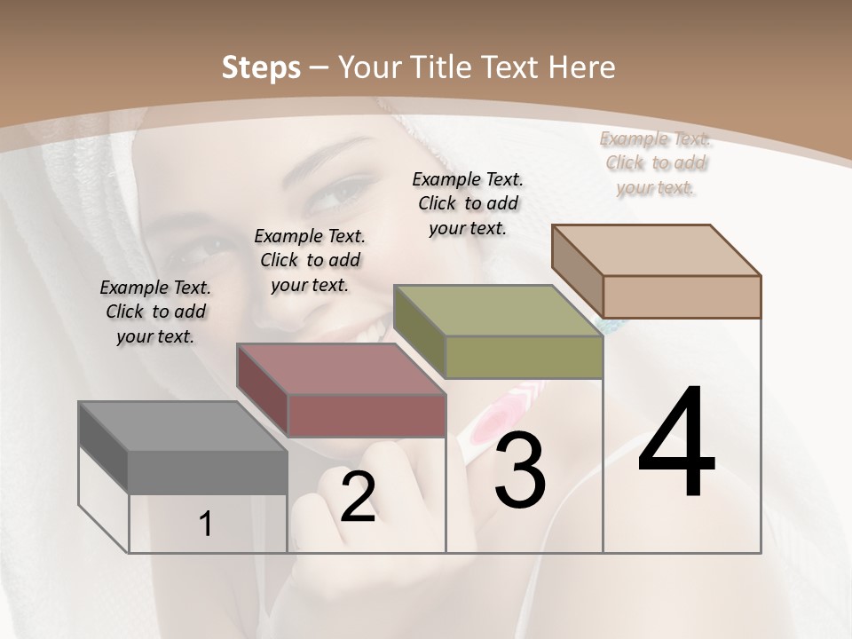 Teeth Happiness Isolated On White PowerPoint Template