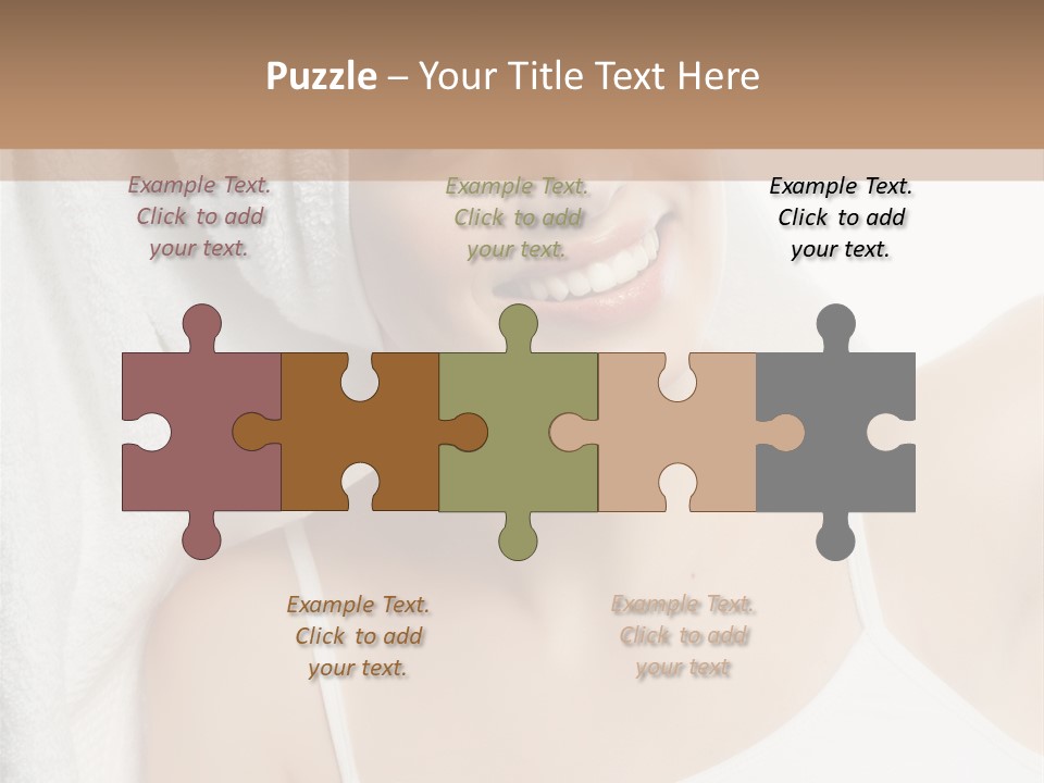 Health Lady Female PowerPoint Template