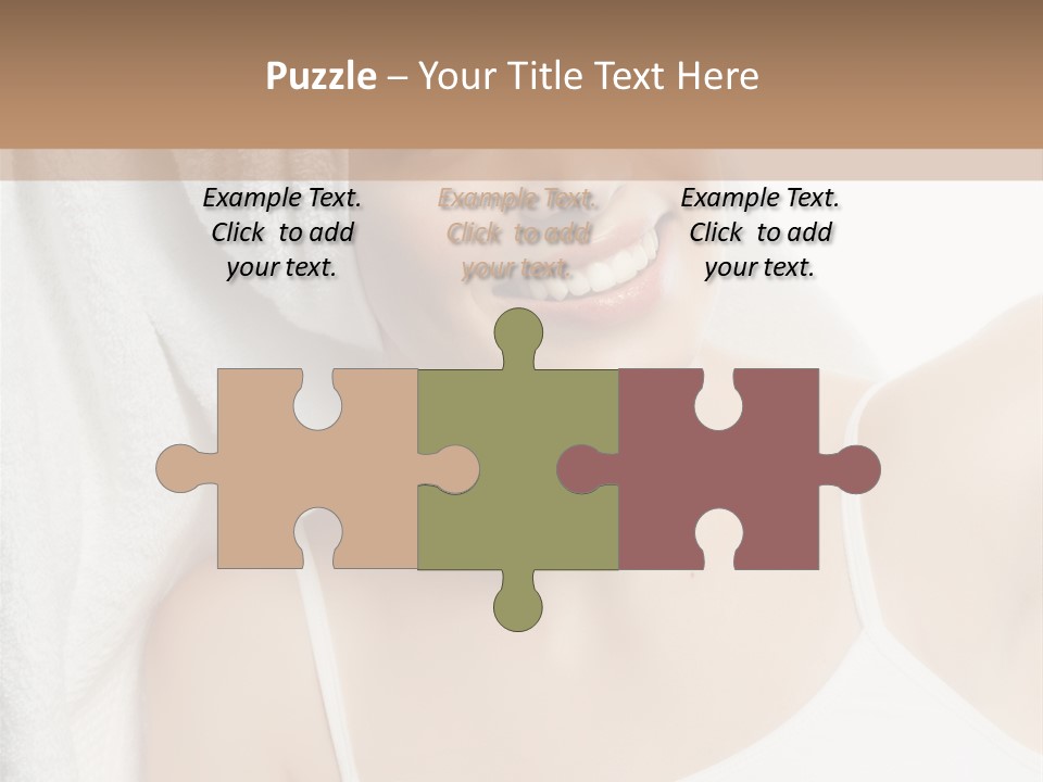 Health Lady Female PowerPoint Template