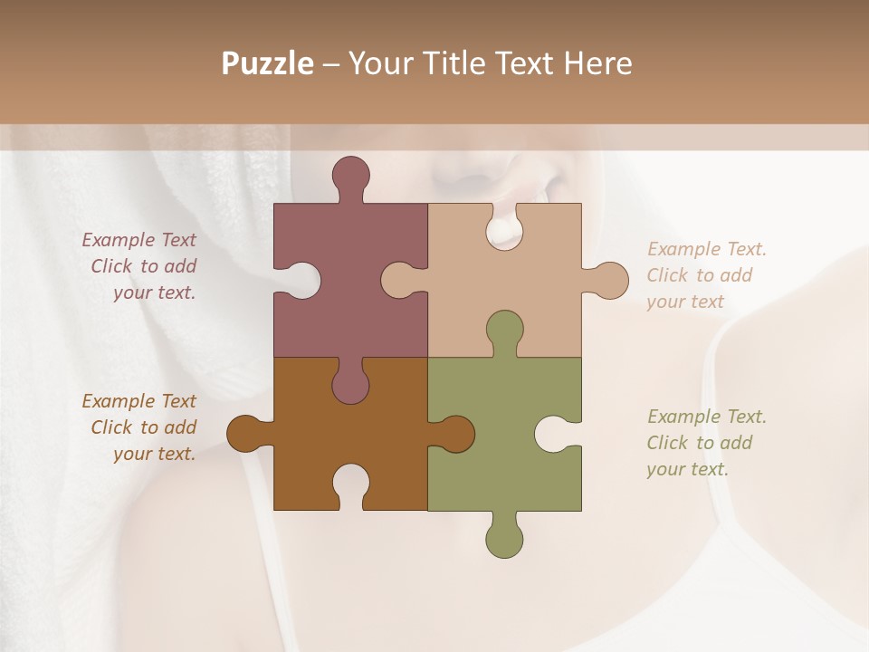Health Lady Female PowerPoint Template