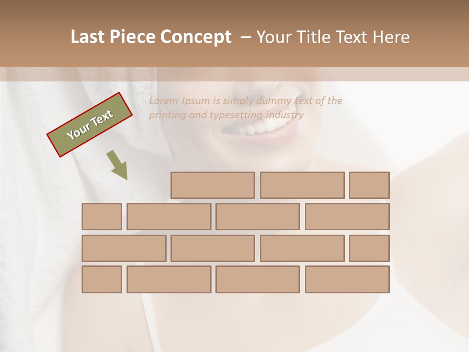 Health Lady Female PowerPoint Template