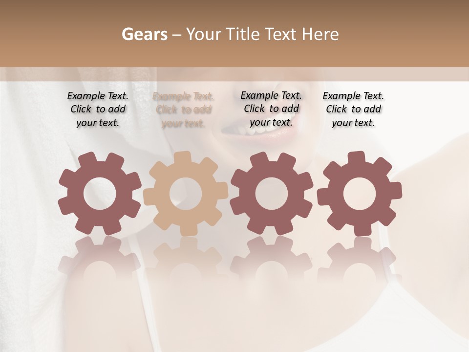 Health Lady Female PowerPoint Template