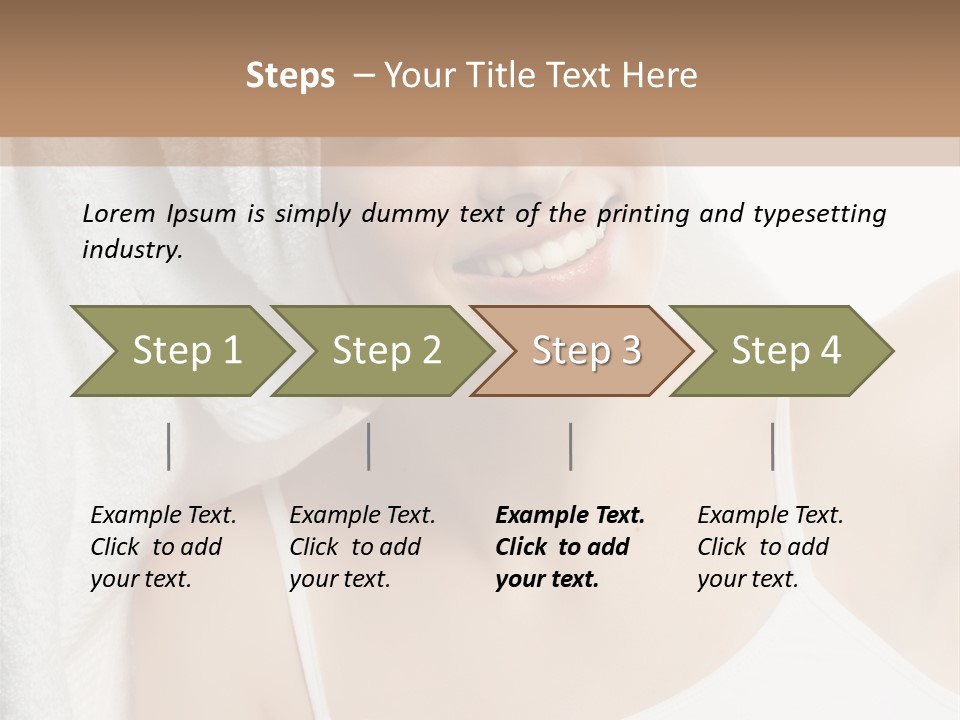 Health Lady Female PowerPoint Template