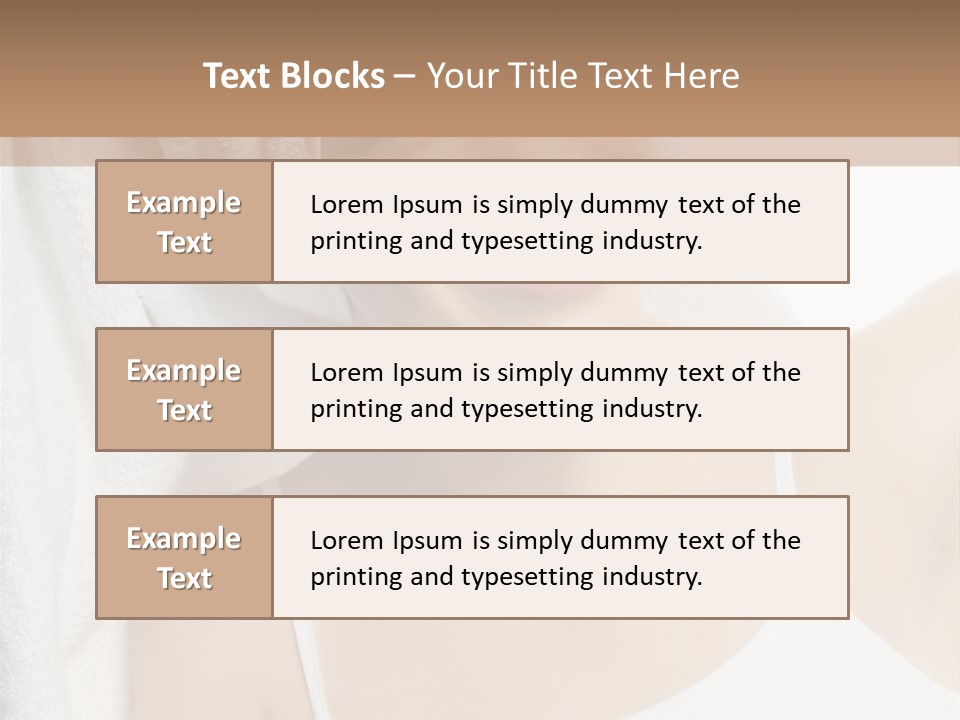 Health Lady Female PowerPoint Template