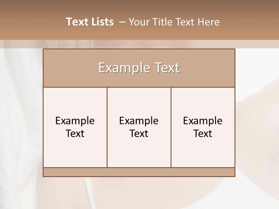 Health Lady Female PowerPoint Template