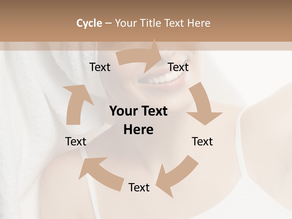 Health Lady Female PowerPoint Template