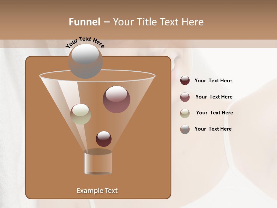 Health Lady Female PowerPoint Template