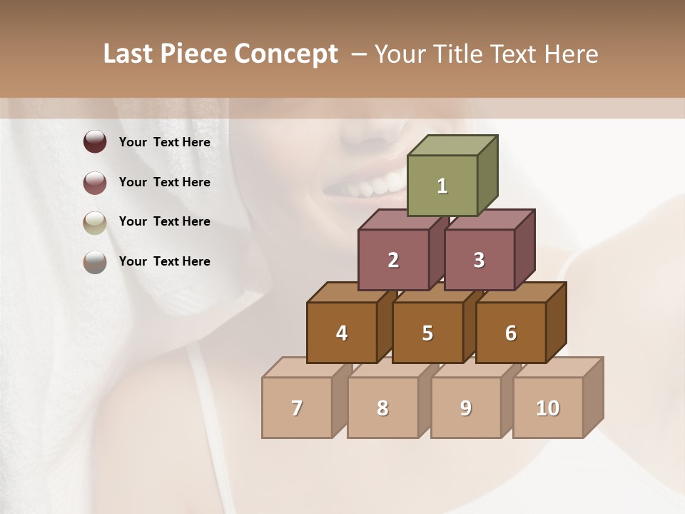 Health Lady Female PowerPoint Template