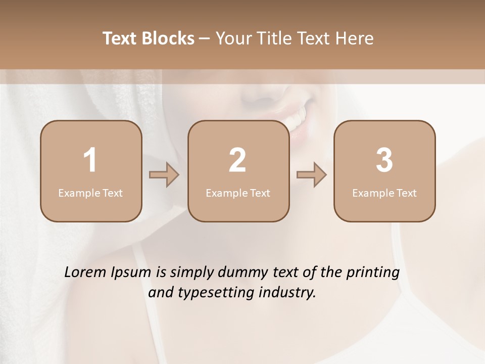 Health Lady Female PowerPoint Template