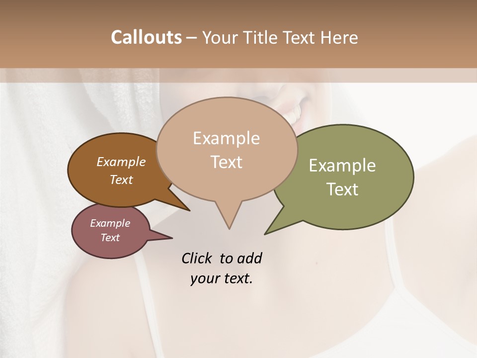 Health Lady Female PowerPoint Template