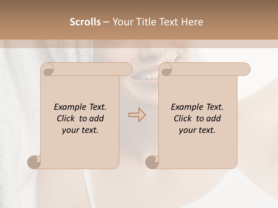 Health Lady Female PowerPoint Template
