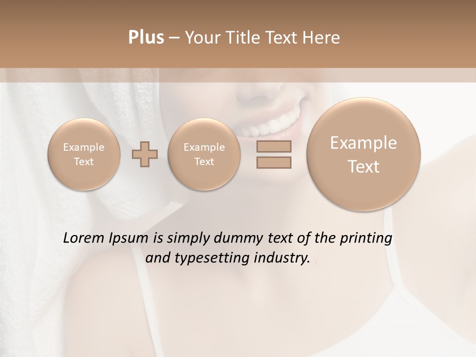 Health Lady Female PowerPoint Template