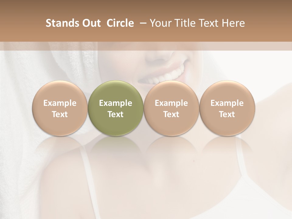 Health Lady Female PowerPoint Template