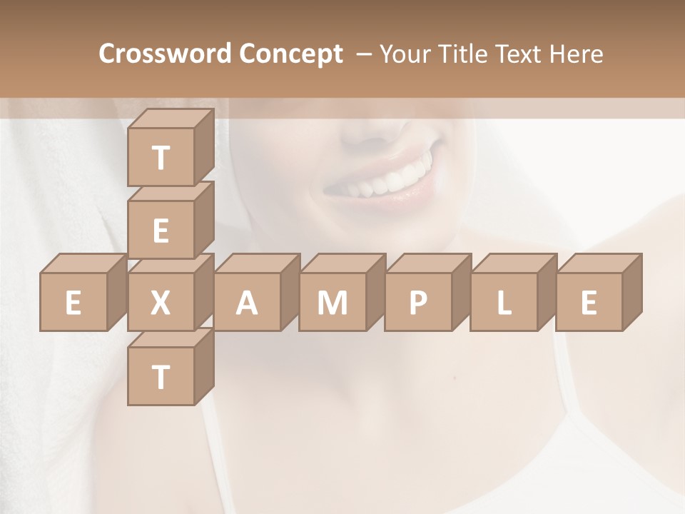 Health Lady Female PowerPoint Template