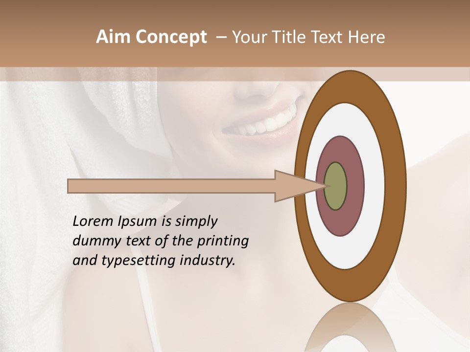 Health Lady Female PowerPoint Template