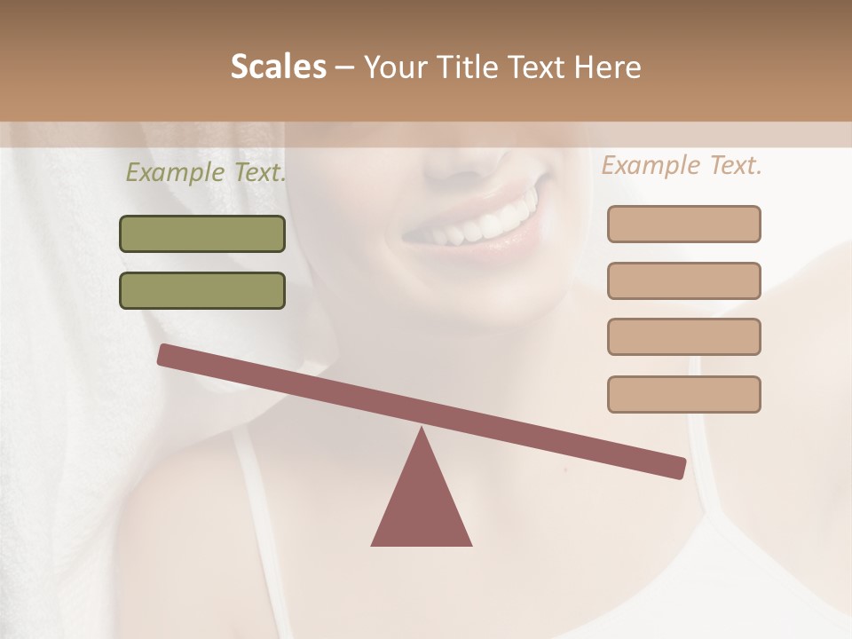 Health Lady Female PowerPoint Template