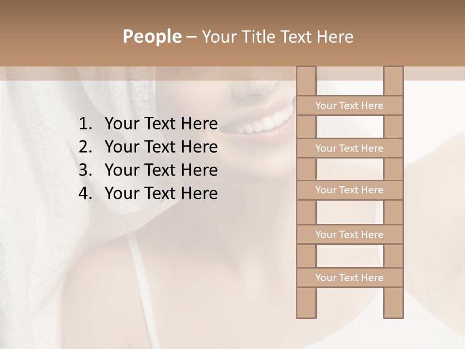 Health Lady Female PowerPoint Template