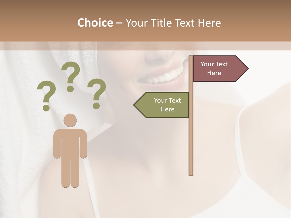 Health Lady Female PowerPoint Template