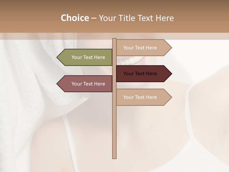 Health Lady Female PowerPoint Template